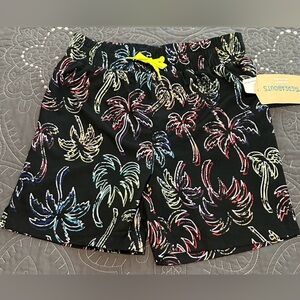 Thereabouts Boys Lazer Palm Swim Trunks NWT Size L 14/16